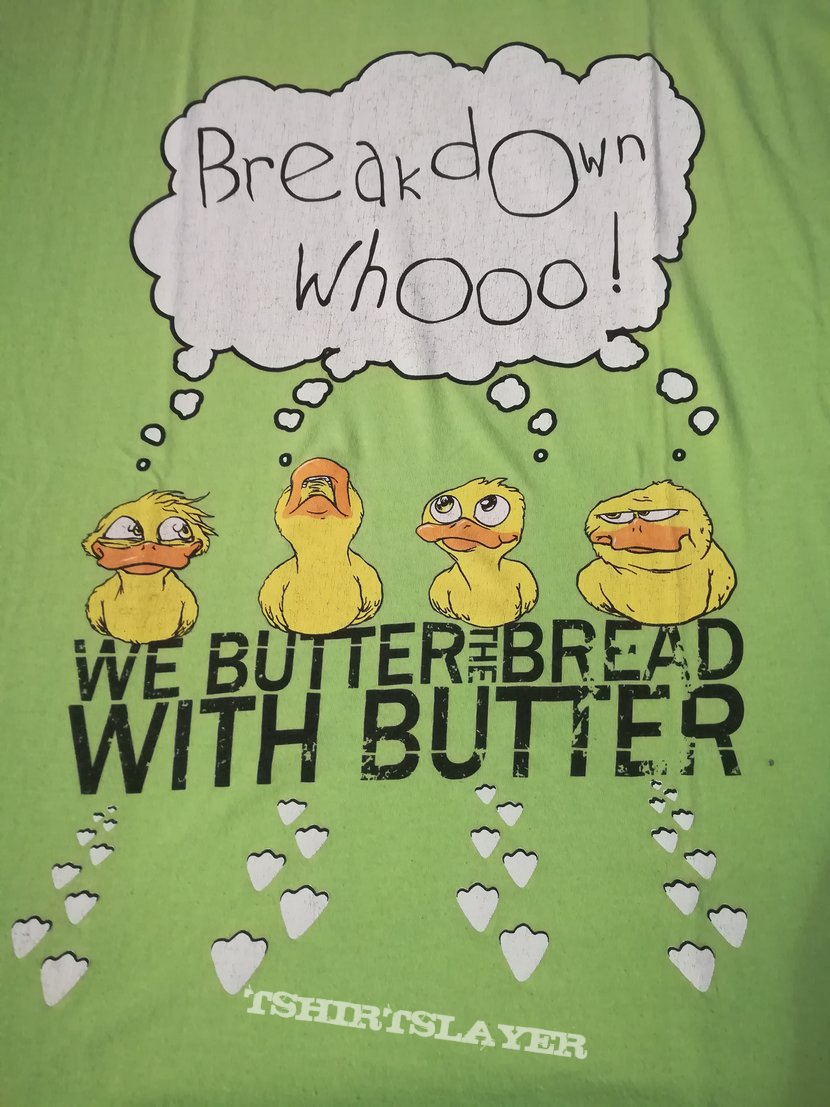 We Butter The Bread With Butter &quot;Alle meine Entchen&quot; lime green T-Shirt XXL