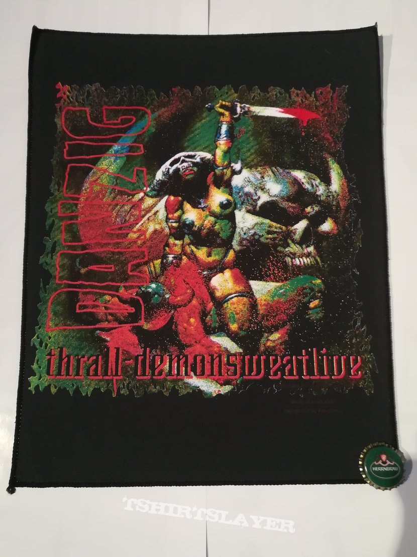 Danzig "Thrall: Demonsweatlive" Backpatch Danzig "Thrall: Demonsweatlive" Backpatch