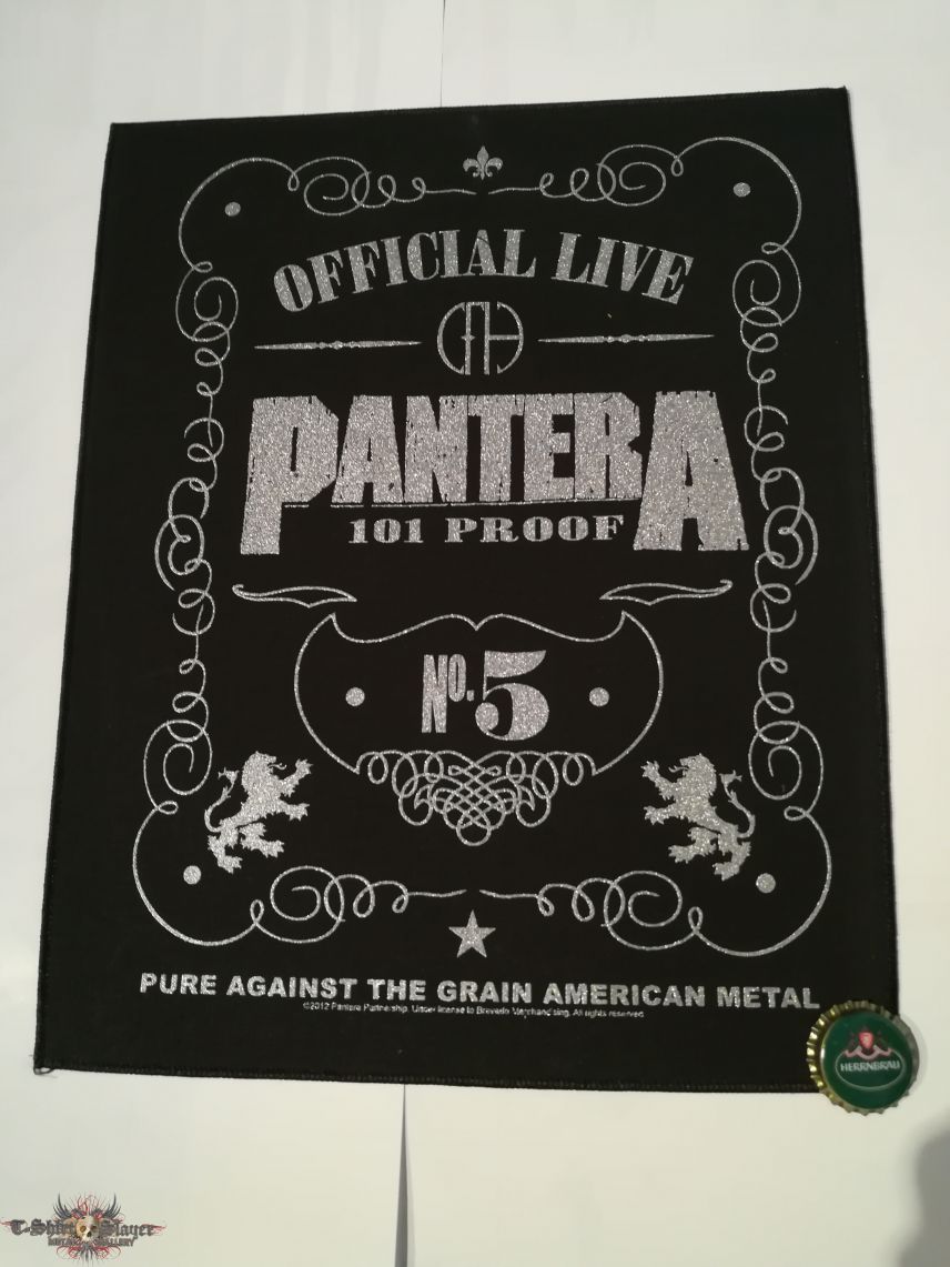 Pantera "101% Proof" Backpatch Pantera "101% Proof" Backpatch