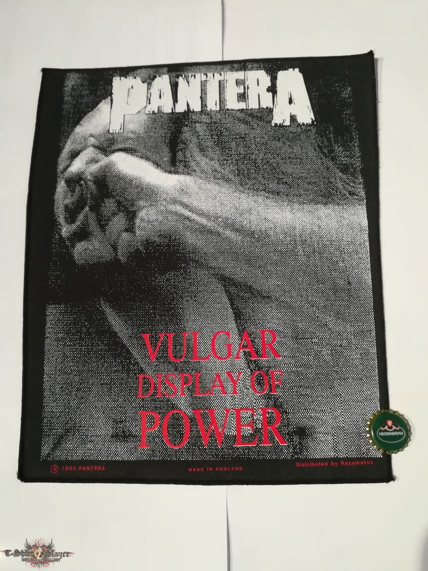 Pantera &quot;Vulgar Display of Power&quot; Backpatch 1993