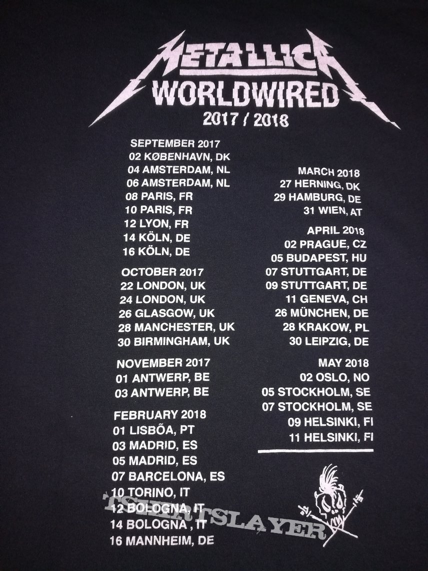 Metallica &quot;WorldWired Tour&quot; Shirt