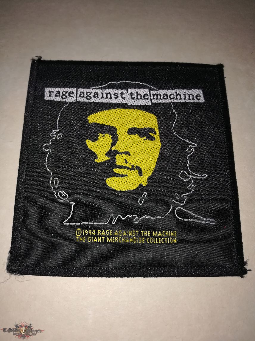 Rage Against The Machine &quot; Yellow Che, Black Background&quot; Patch