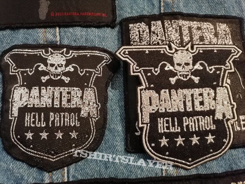 Pantera &quot;Hell Patrol&quot; embroidered Patch 2020