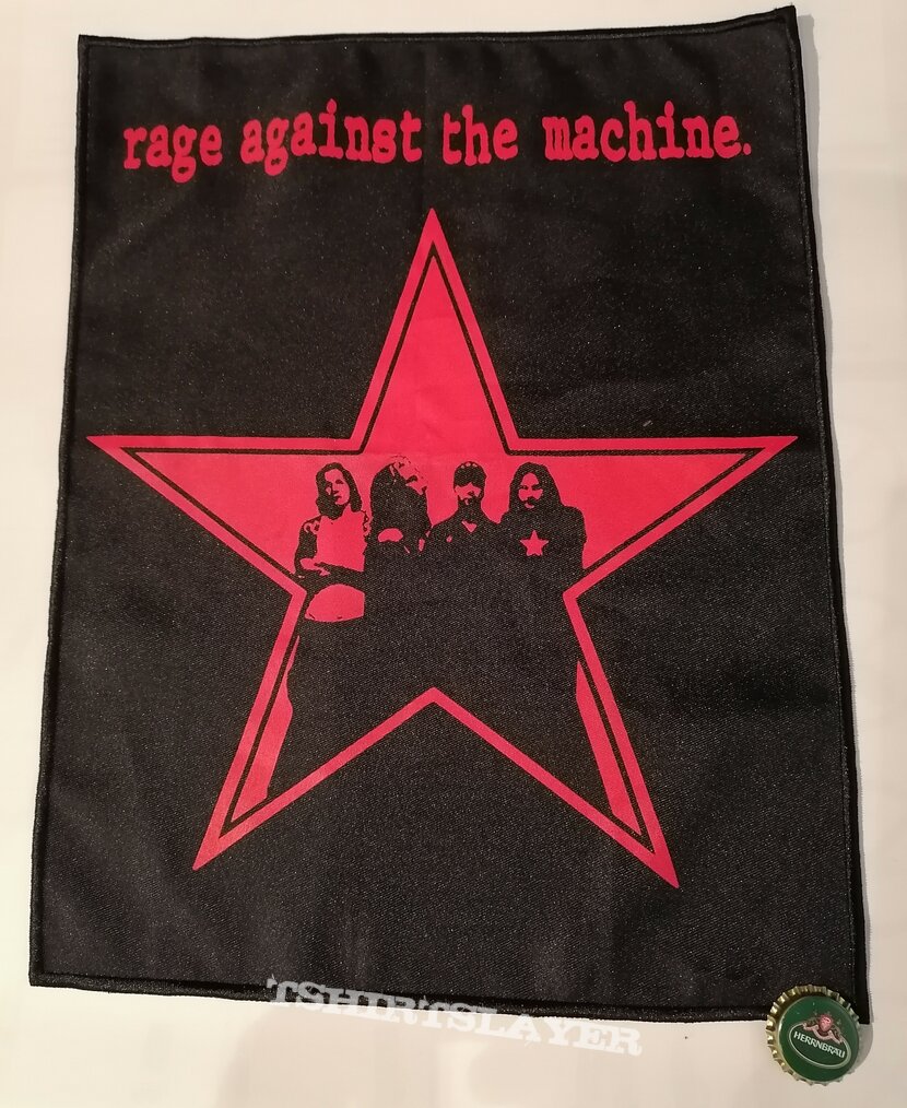 etiket let Og Rage Against The Machine "Red Star" Backpatch | TShirtSlayer TShirt and  BattleJacket Gallery