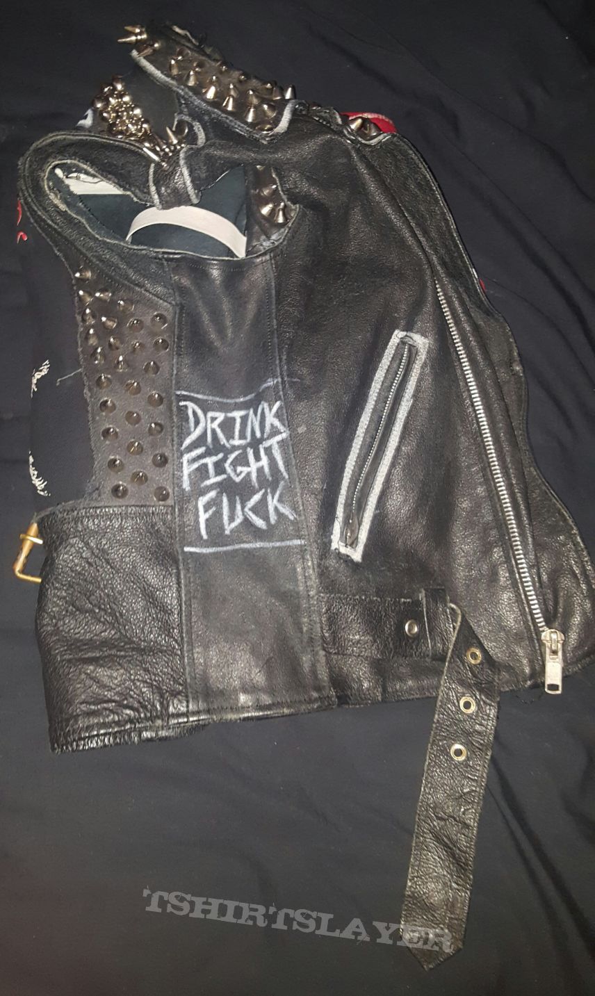 Bathory Leather Battle Vest!! FUCKIN SICK!!