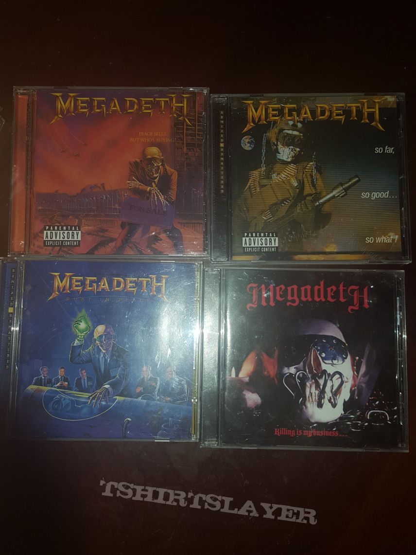 4 Megadeth CDs