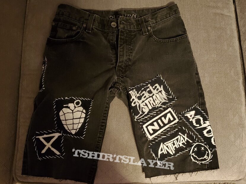 The Acacia Strain My shorts. All patches DIY.