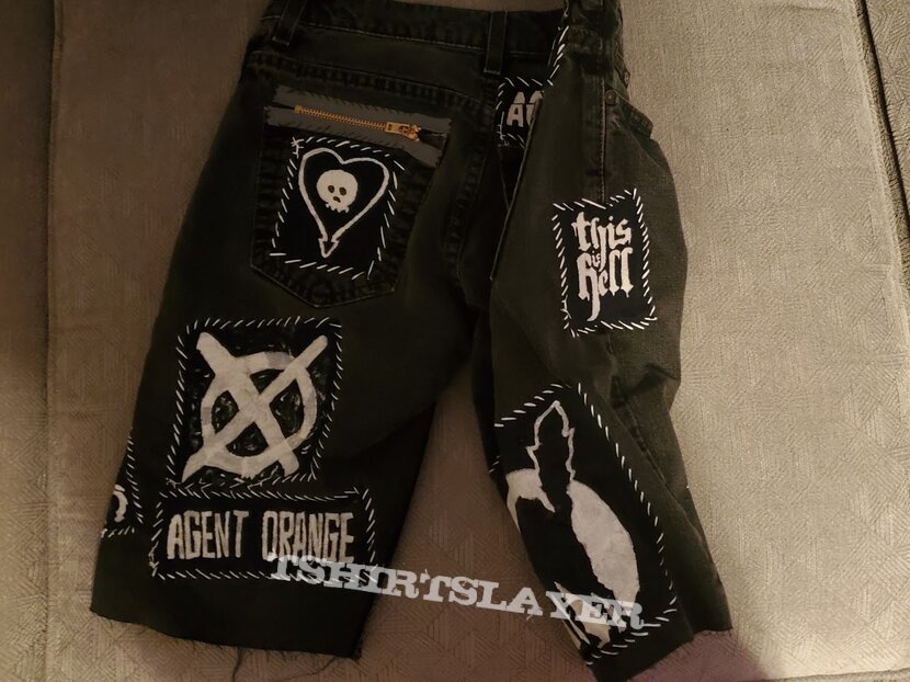 The Acacia Strain My shorts. All patches DIY.