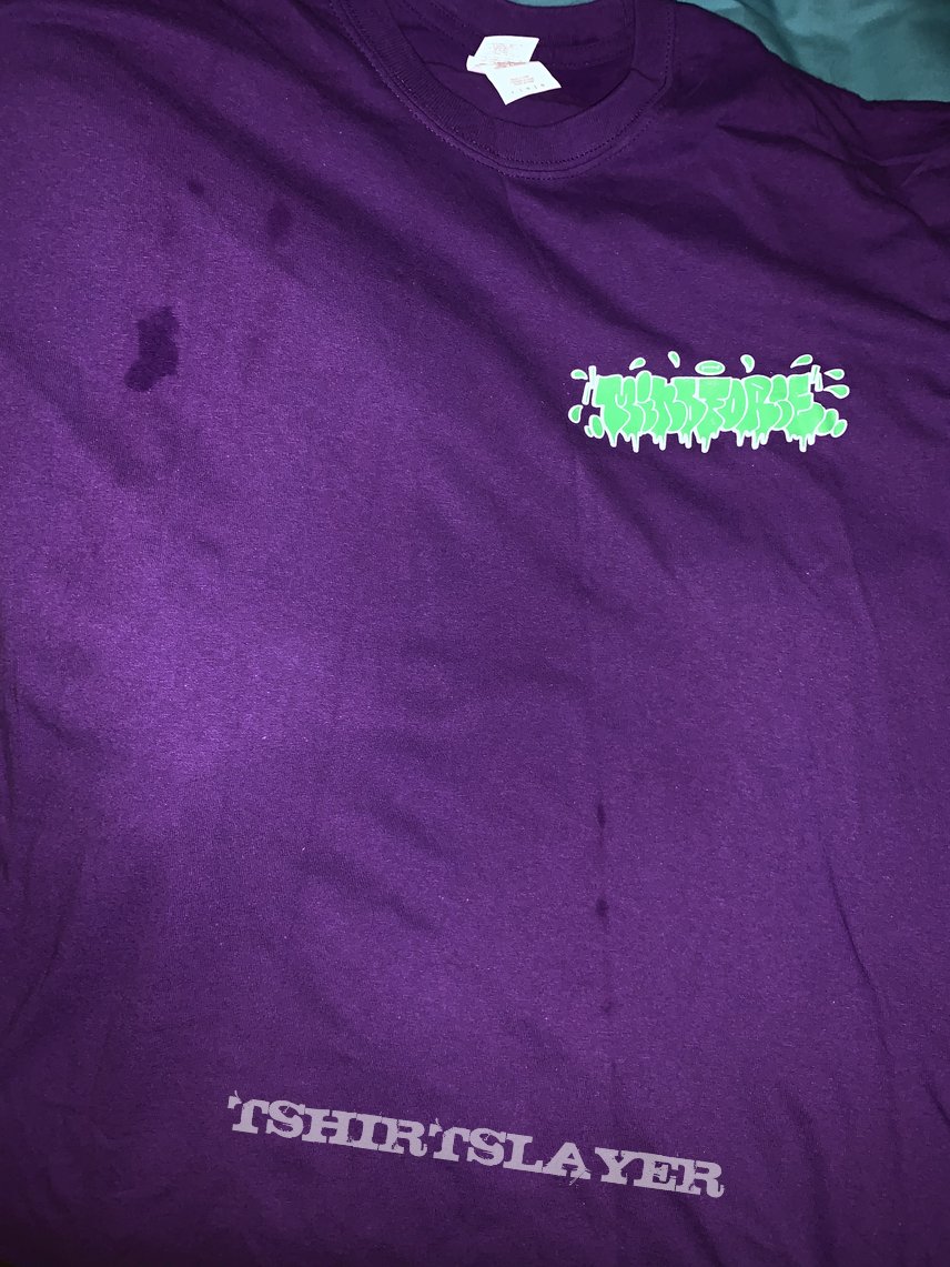 Mindforce: *exclusive* Excalibur purple/lime green alternative logo t-shirt 