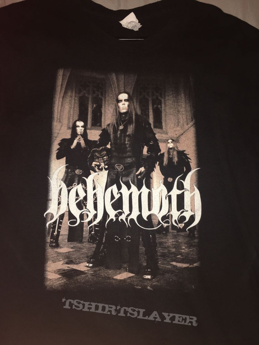 Behemoth: *Rare* Nergal w/long hair &amp; original lineup T-Shirt