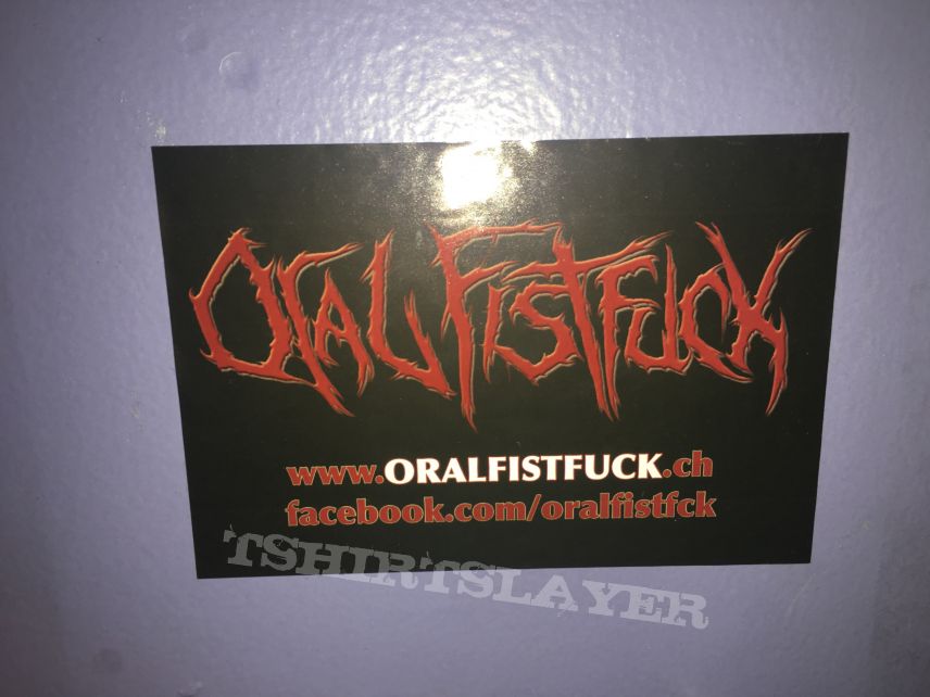 Oral FistFuck: Original Sticker 