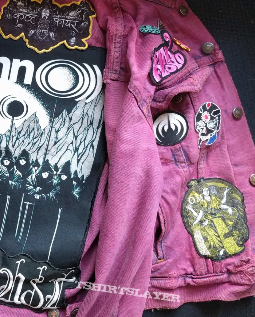 Sunn O))) Pink/violet DIY battlejacket - WIP Sunn O))) Pink/violet DIY battlejacket - WIP