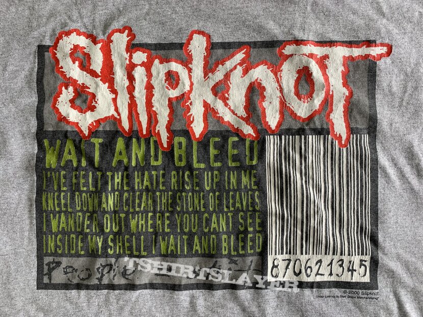 Slipknot - „Wait and Bleed“ shirt 