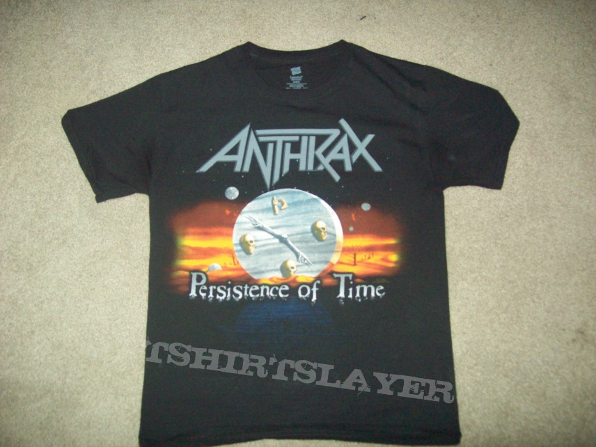 Anthrax - Persistence of Time T-Shirt | TShirtSlayer TShirt and  BattleJacket Gallery