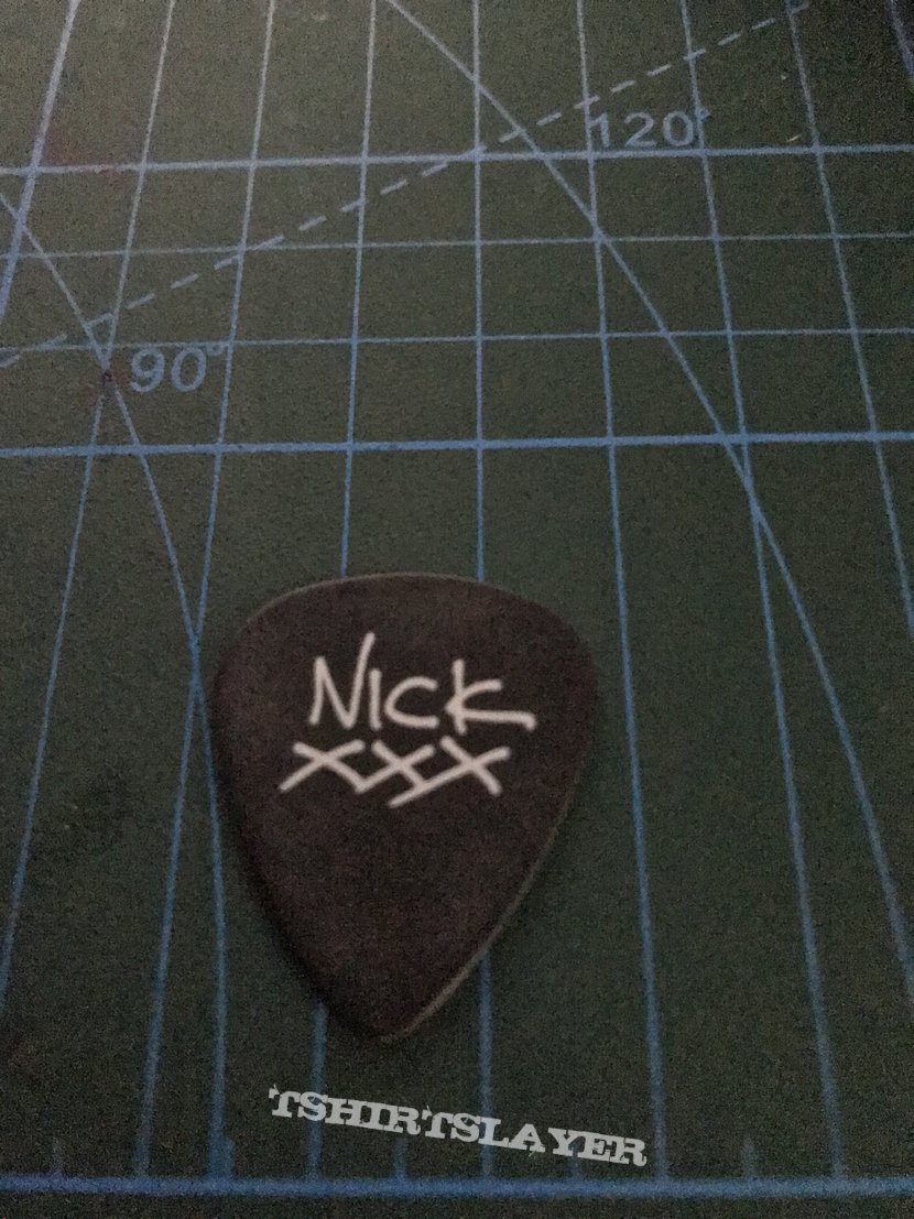 Suicidal Angels Nick Melissourgos guitar pick