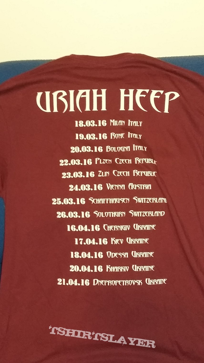 Uriah Heep - Outsider 2016 bootleg/parking lot tour shirt