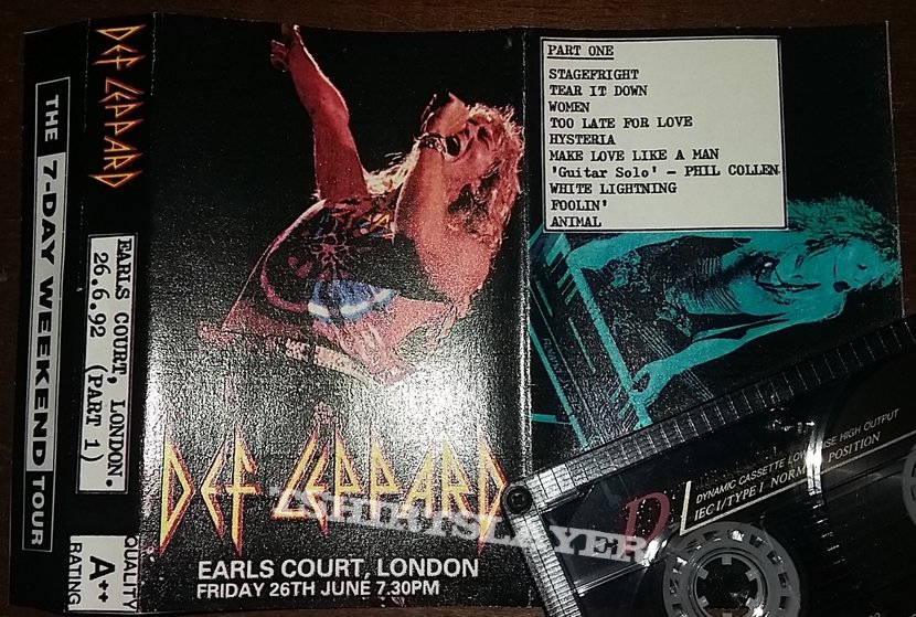 Def Leppard - Live At Earls Court London 26/6/1992 - Part 1 - Bootleg