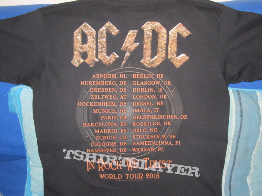 AC/DC - Rock Or Bust World Tour 2015 shirt | TShirtSlayer TShirt and  BattleJacket Gallery