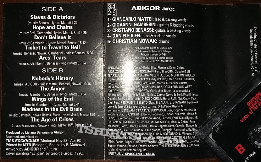 Abigor- Outside The Window