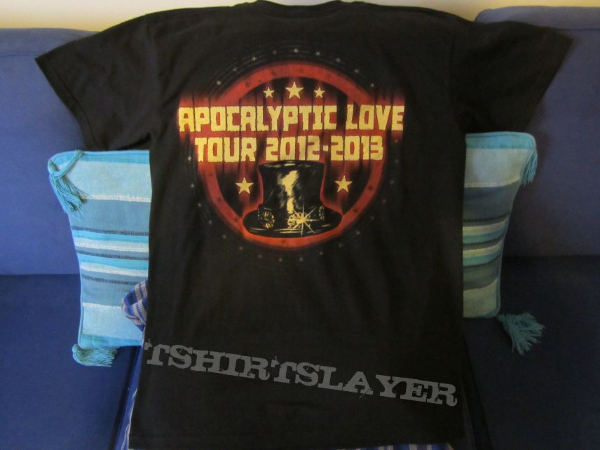 Slash - Apocalyptic Love World Tour 2012-2013  TShirtSlayer TShirt and  BattleJacket Gallery