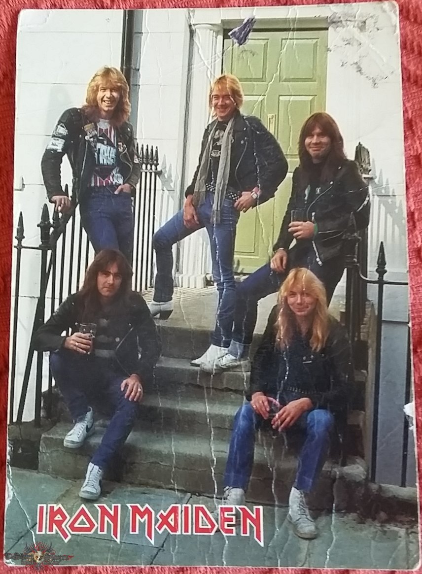 Iron Maiden postcard