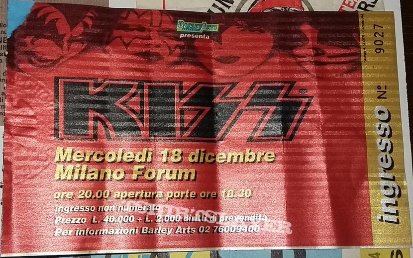 Kiss - Alive/Worldwide Tour 1996 - Milan/Italy