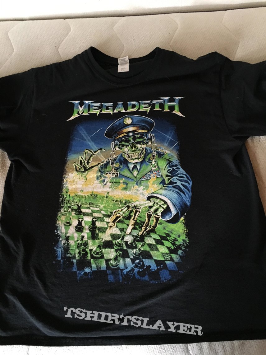 Megadeth 2018 tour chess tee 