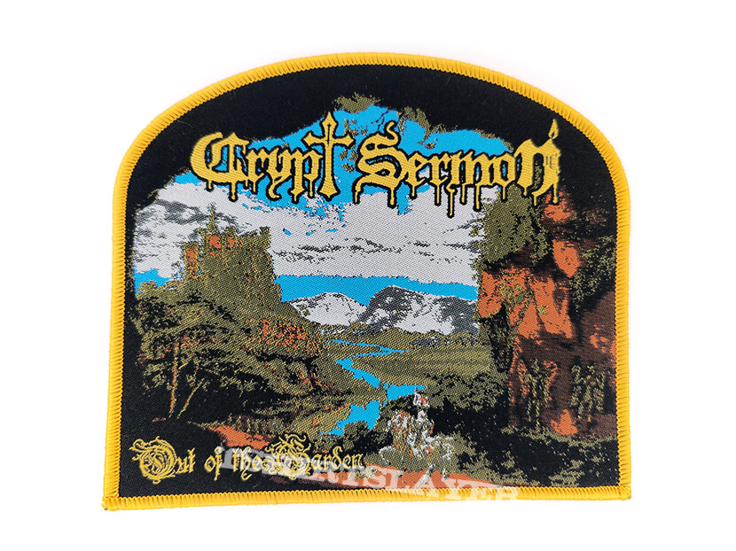 Crypt Sermon - Out of the Garden woven patch