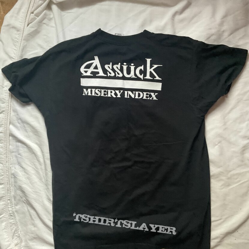 Assuck &quot;Misery Index&quot; T Shirt 