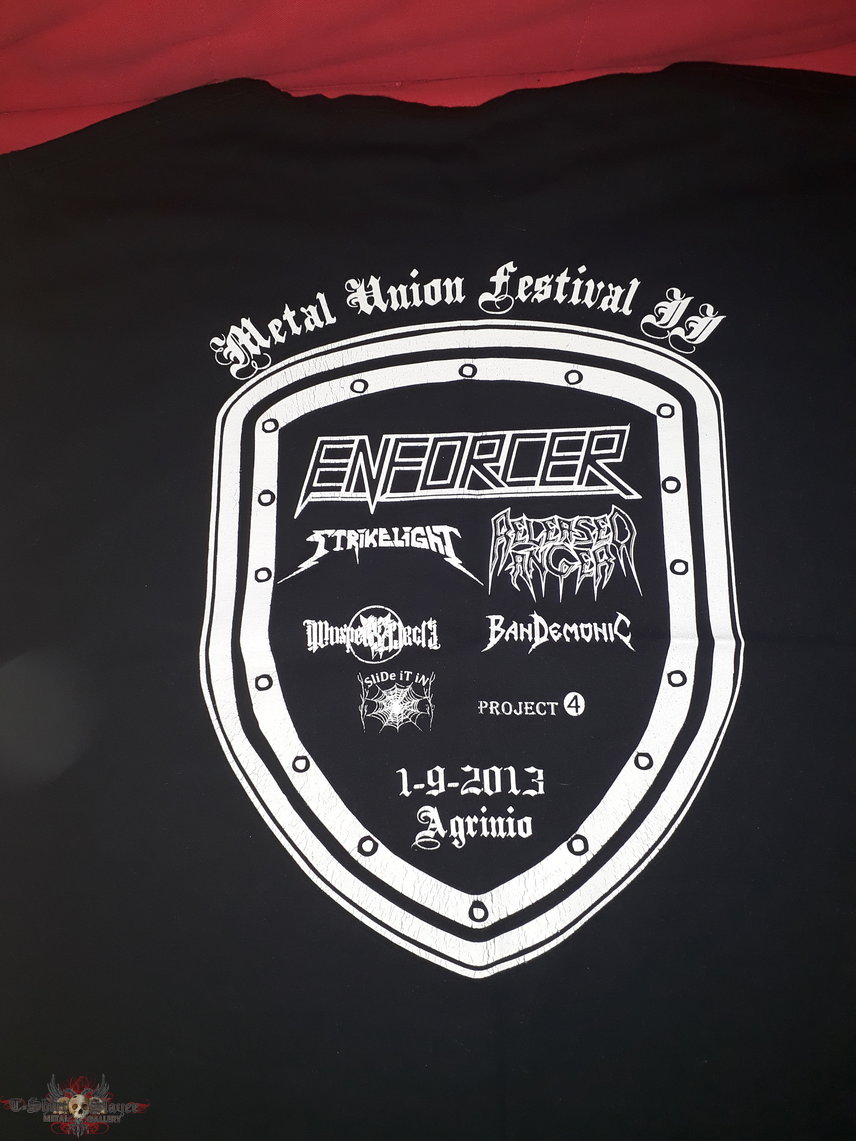 Enforcer Metal Union Festival shirt