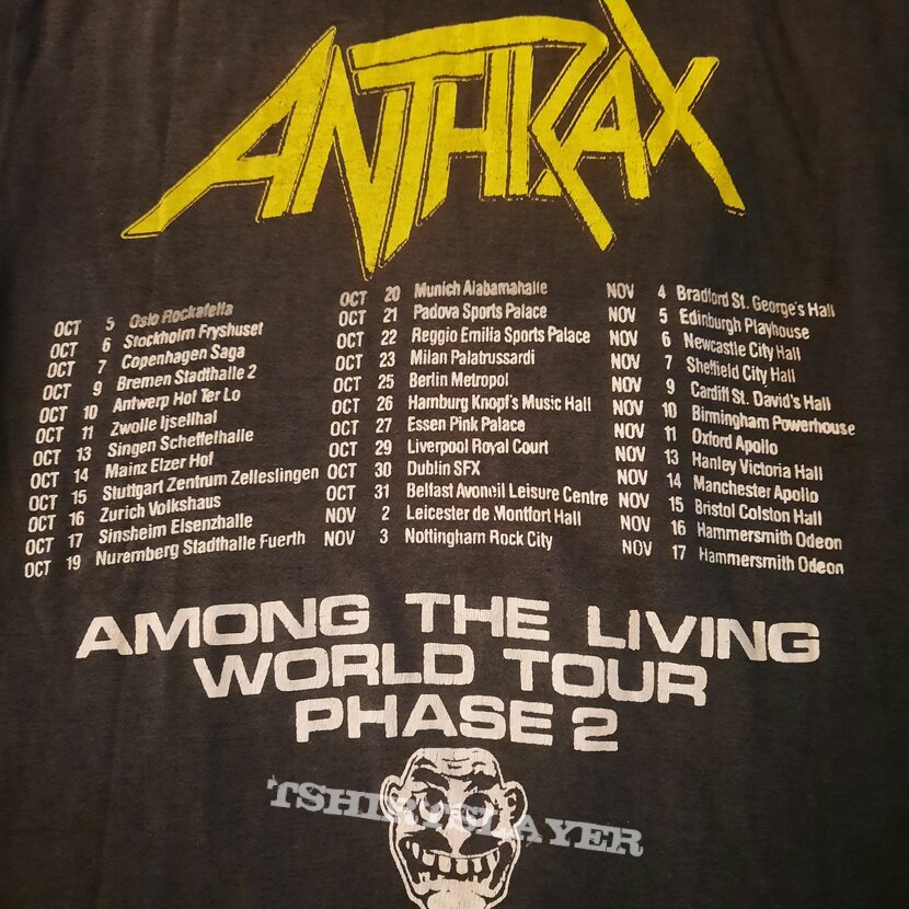 Old Anthrax sleeveless shirt