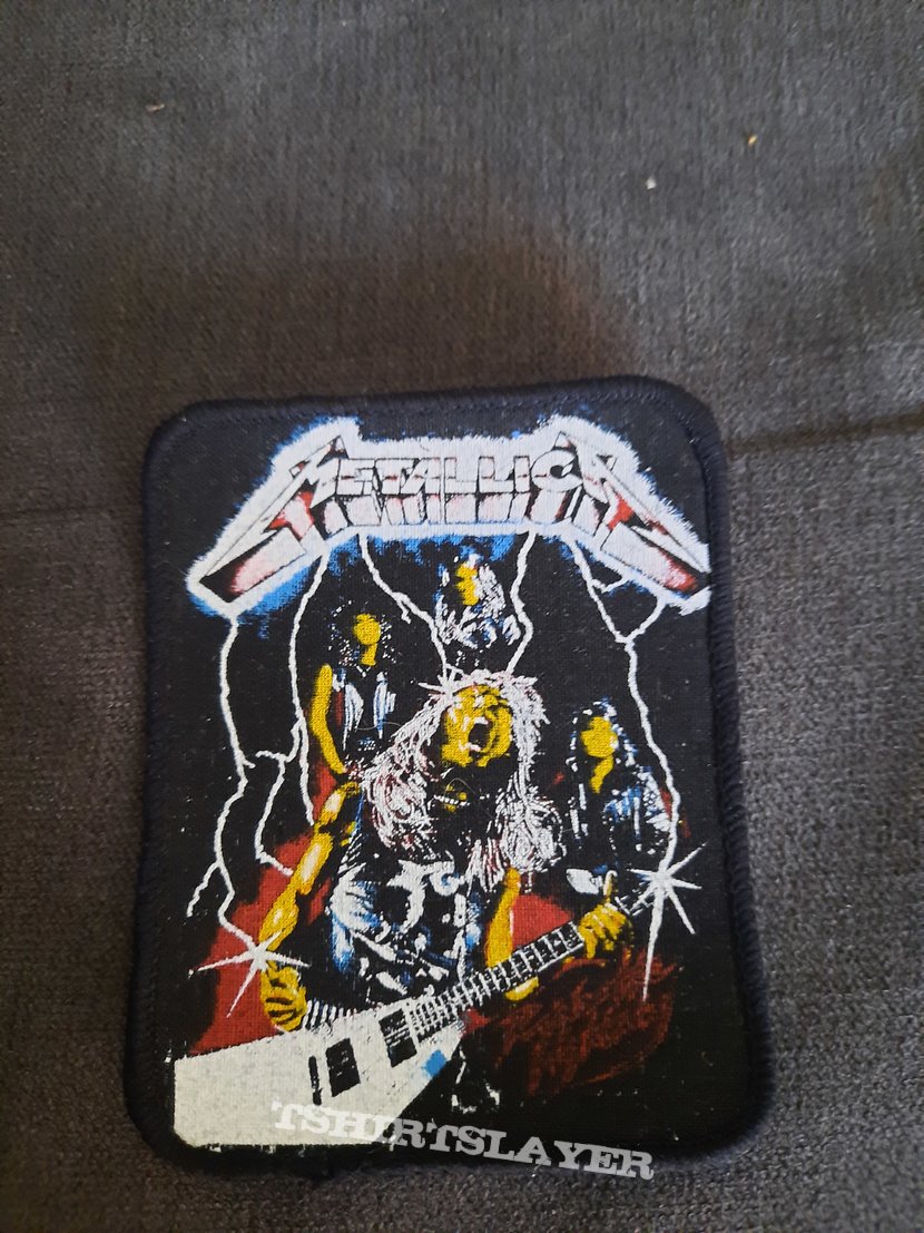 80&#039;s Metallica  bootleg patch