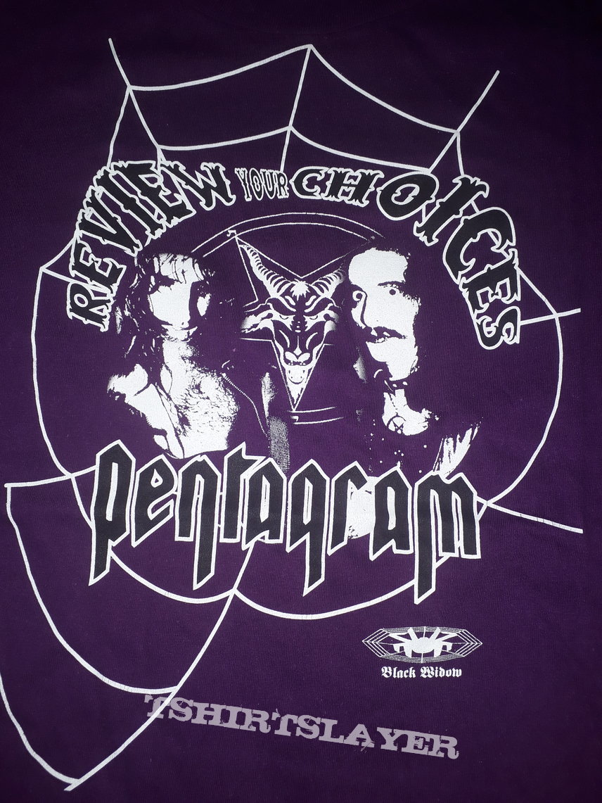 Org 1999 Pentagram purple shirt