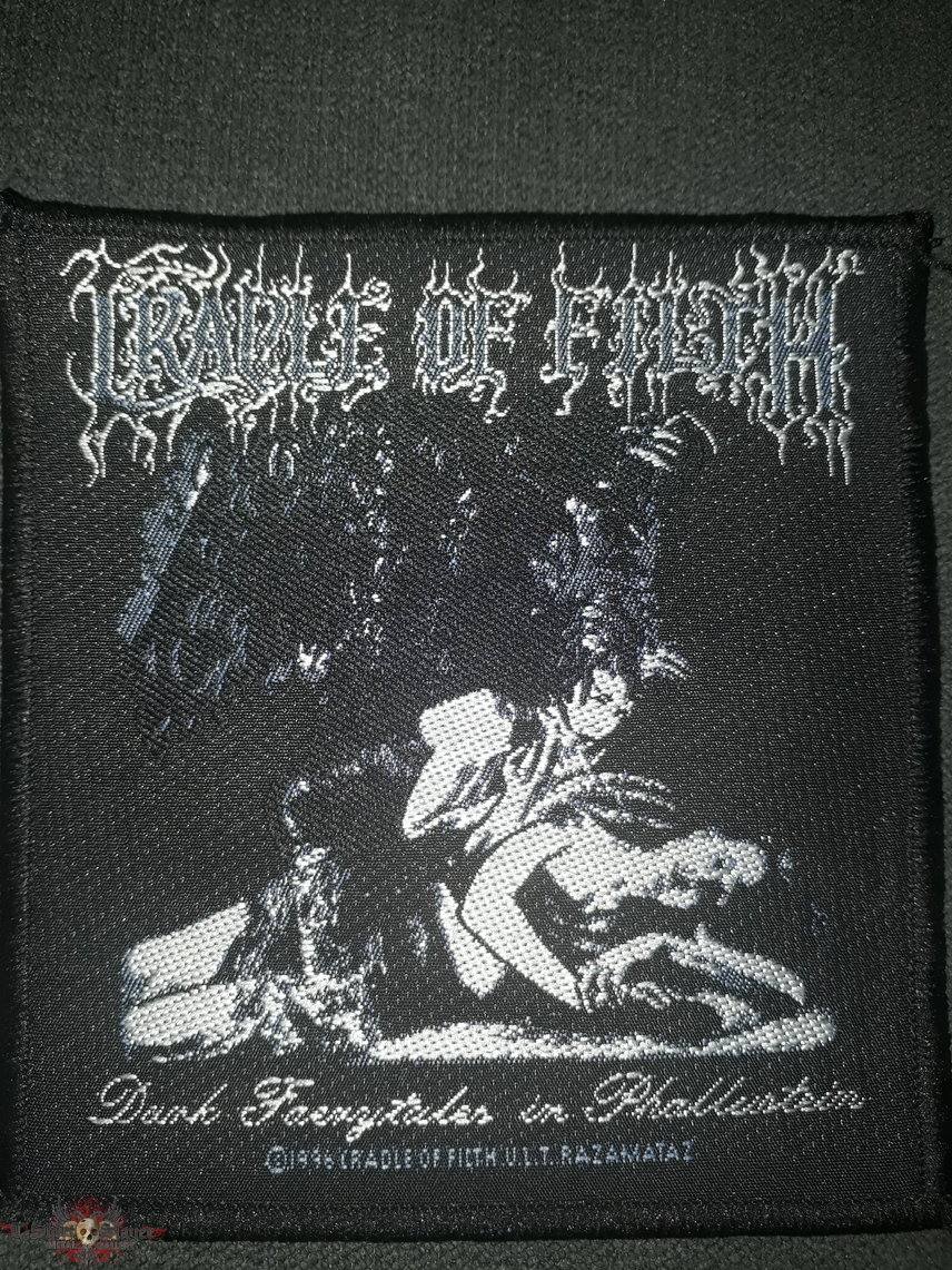 Org Cradle of Filth woven patch 