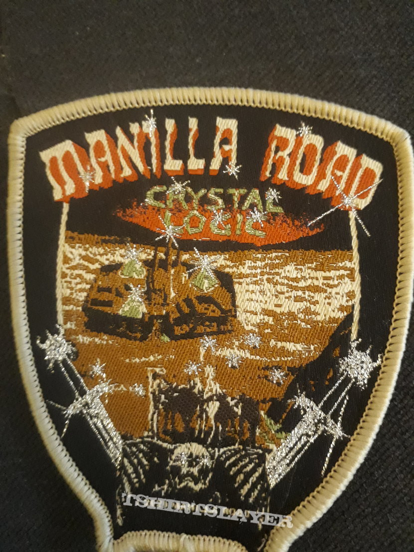 Manilla Road shield shaped patch