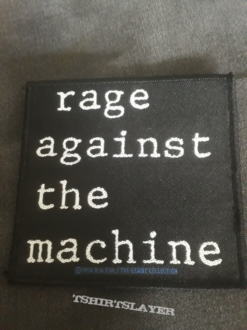 Org 1994 Rage Against the Machine woven patch