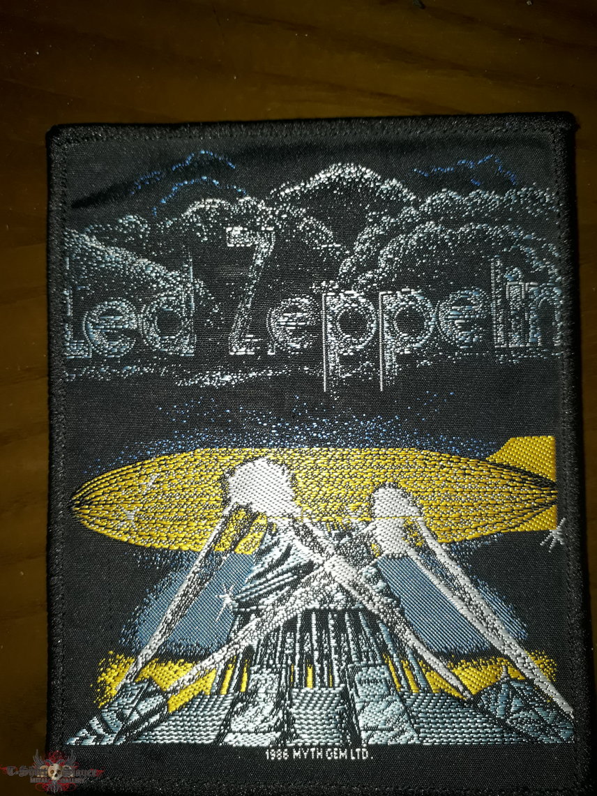 Official 80&#039;s Led Zeppelin woven patch