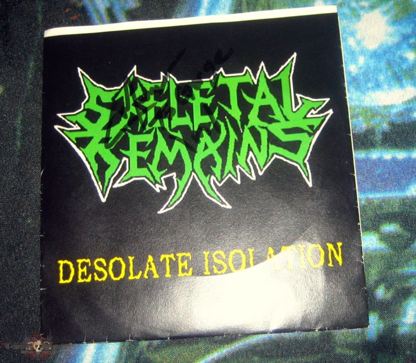 Skeletal Remains - Desolate Isolation (Signed Demo CD)