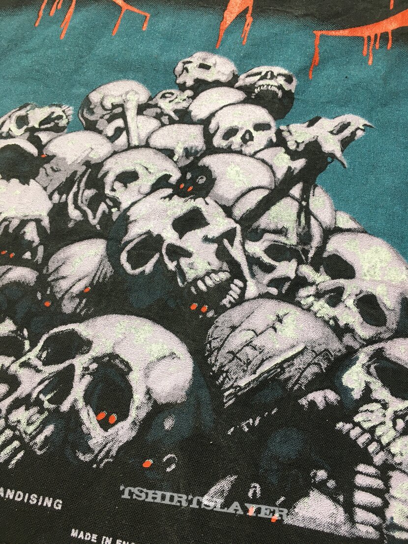 Obituary - Pile of Skulls - Back Patch