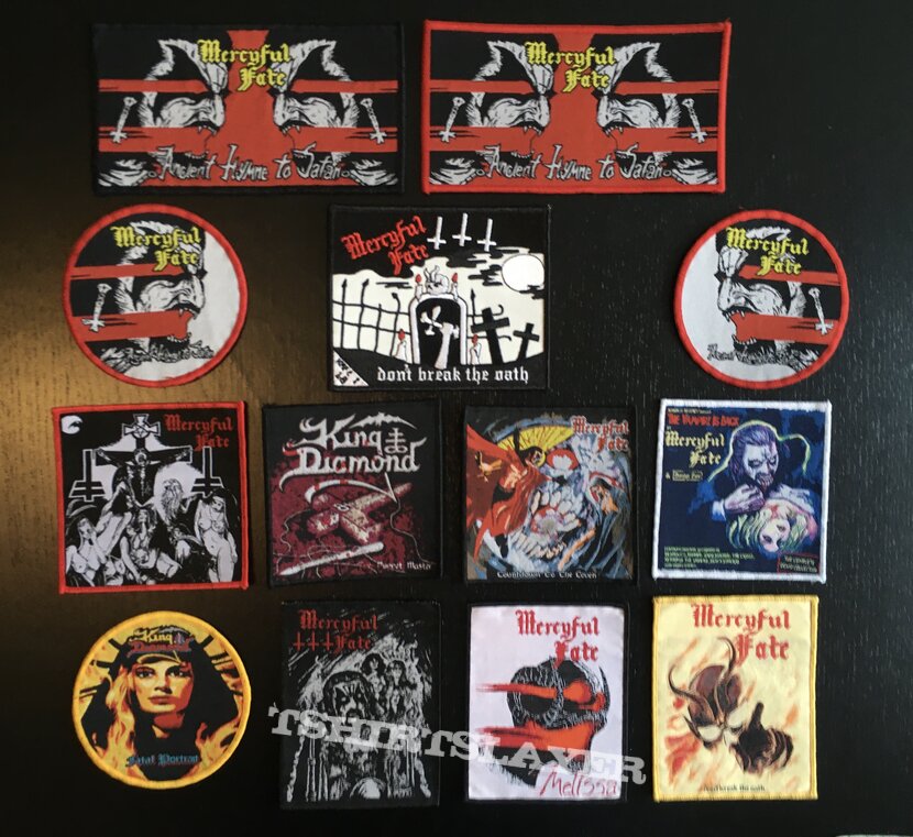 Iron Maiden, Slayer, Judas Priest, King Diamond and Mercyful Fate patches - FOR YOU!