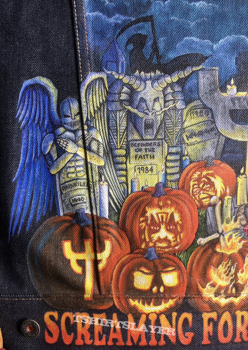 Judas Priest - Screaming for Halloween - Hand Painted Jacket