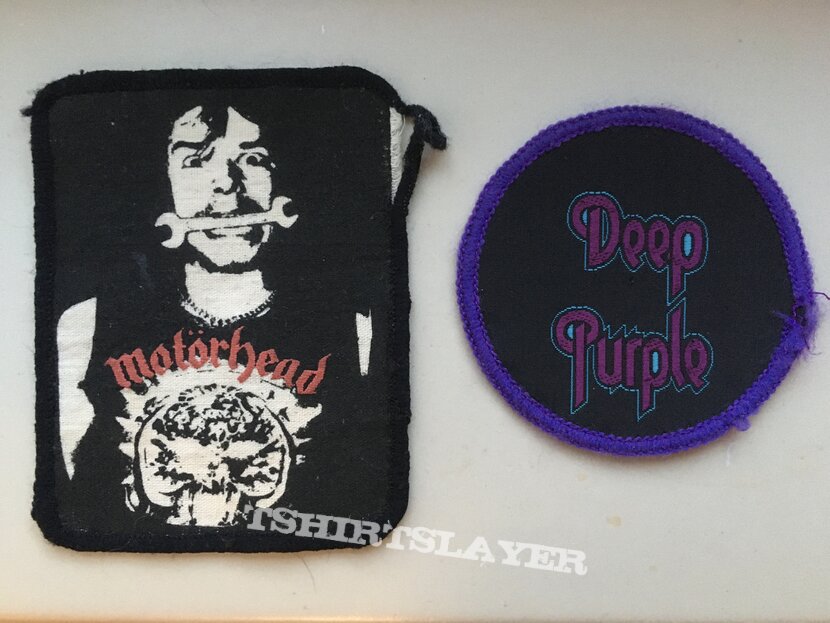 Deep Purple and Motörhead patches