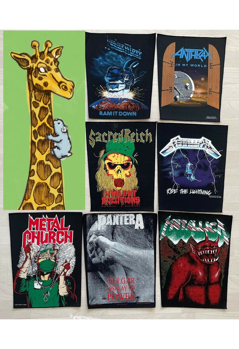 Iron Maiden and Many Other Back Patches for you \m/