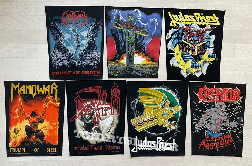 Iron Maiden and Many Other Back Patches for you \m/