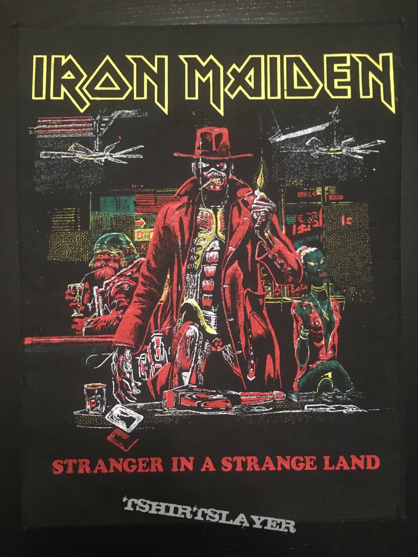 Iron Maiden - Stranger in a Strange Land Back Patch (Bootleg - Version 1)