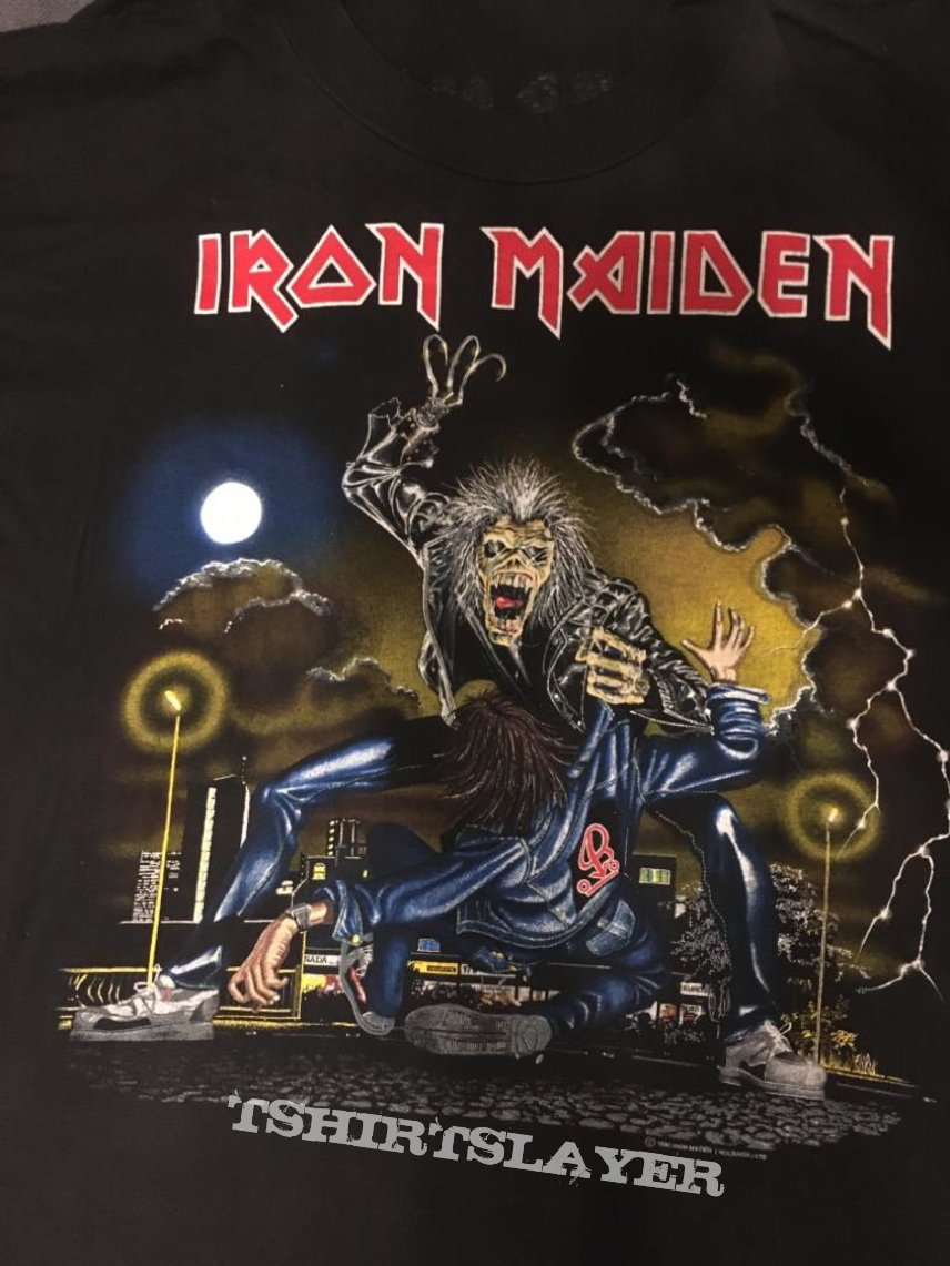 Iron Maiden - No Prayer on the Road - Vintage Tour T-shirts 1990 ...