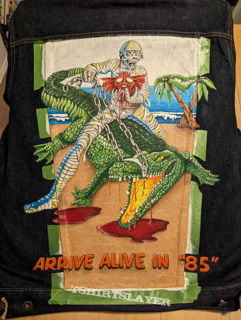 Iron Maiden - Arrive Alive in &#039;85 - Custom Jacket
