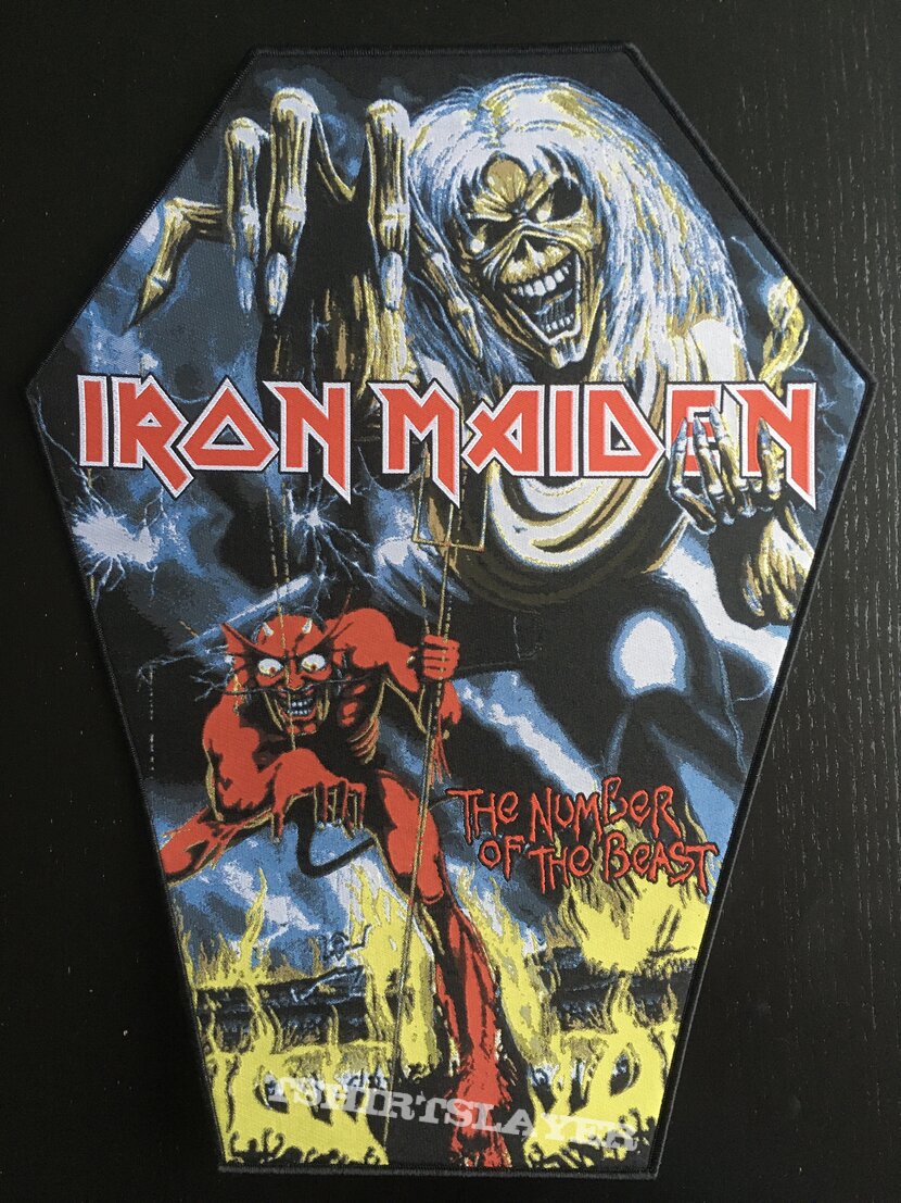 Iron Maiden - The Number of the Beast - Back Patch 2021 (Pull the Plug Patches)