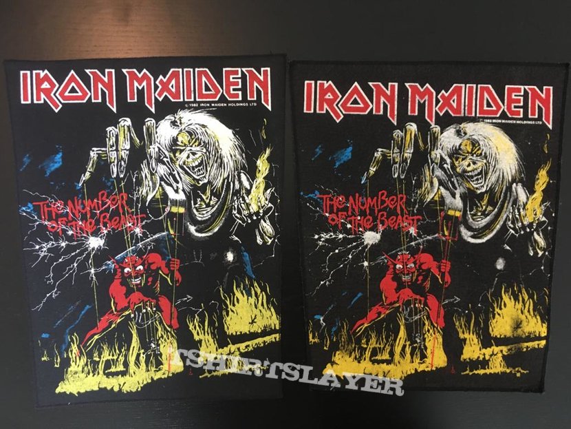 Iron Maiden - Number of the Beast - Vintage Back Patch 1982 (nr. 3)