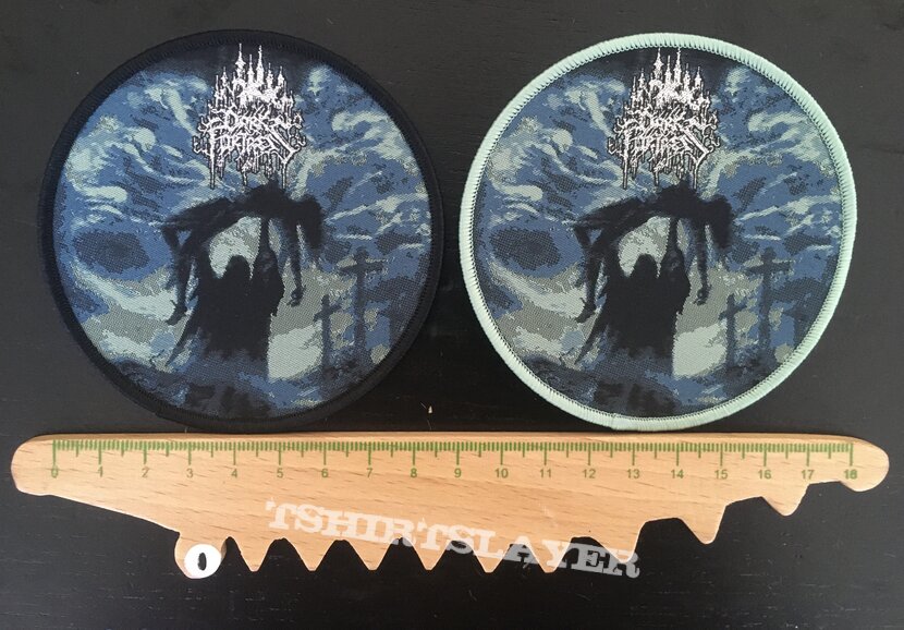 Dark Fortress - Profane Genocidal Creations patches (Silver glitter logo)